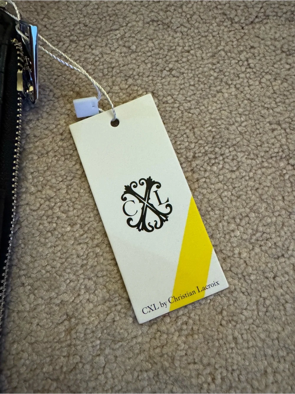 Christian Lacroix zipper styling metal