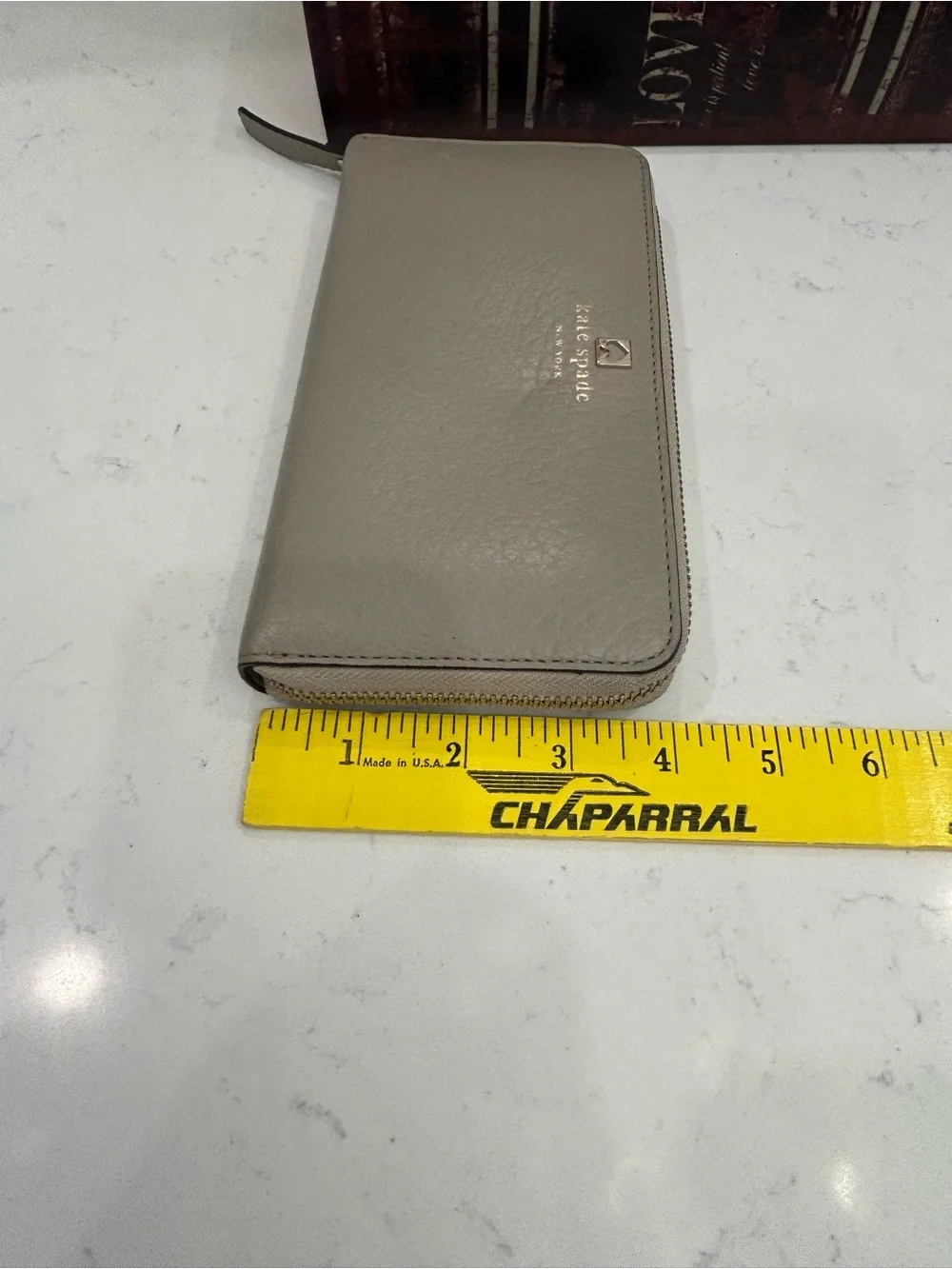 kate spade wallet texture leather