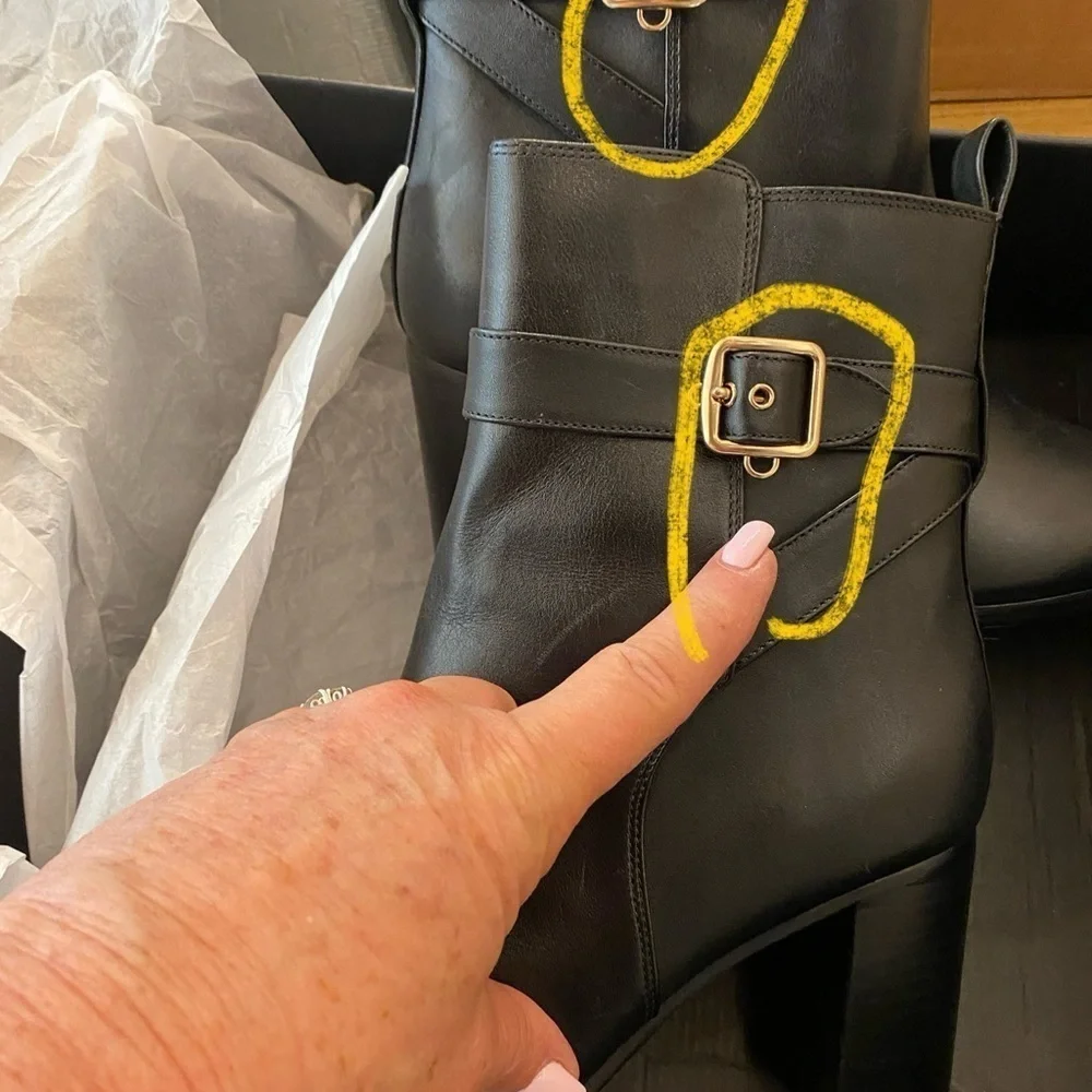 Coach height leather