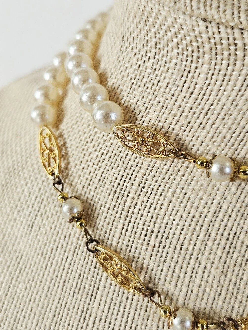 Vintage faux pearl