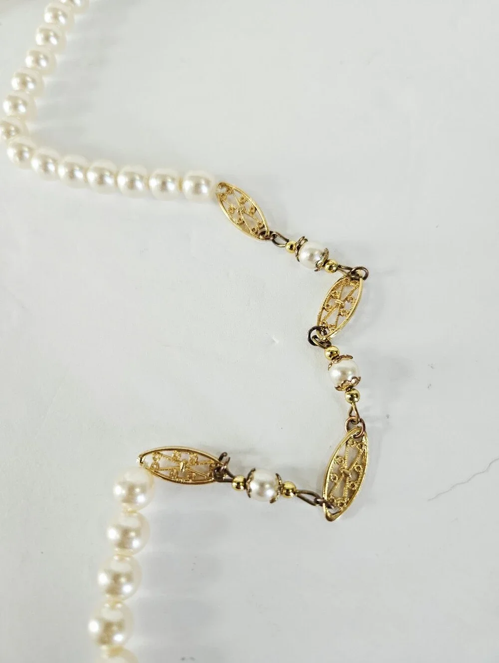 Vintage faux pearl