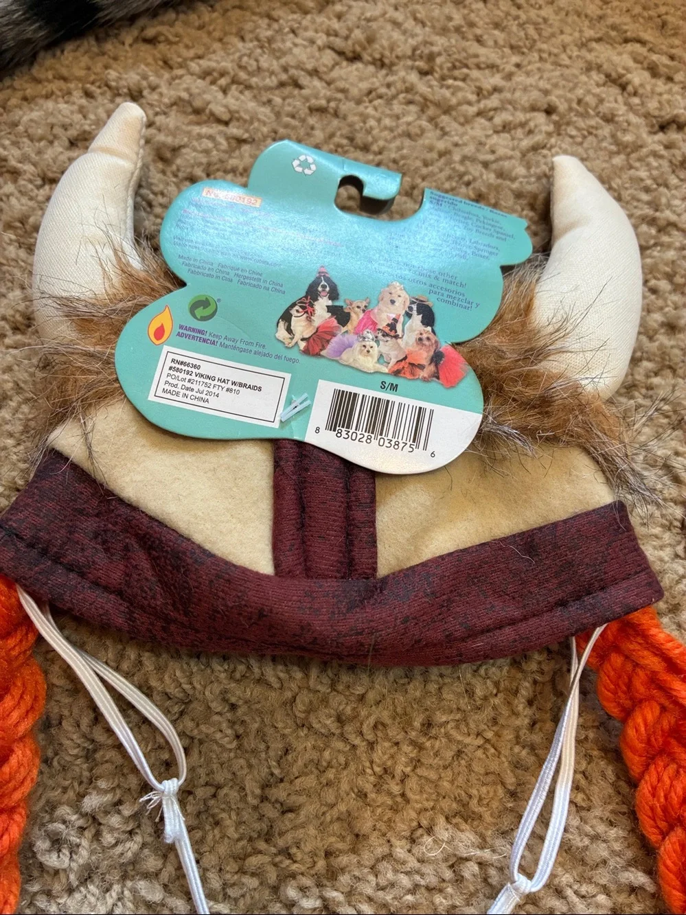The pet shop viking hat