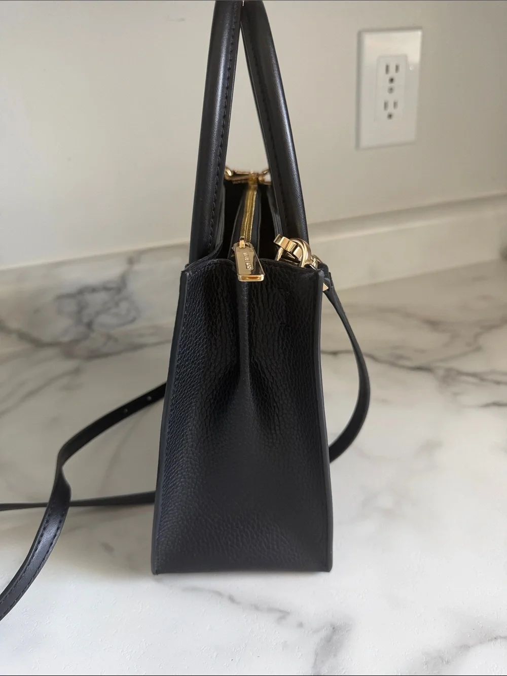 Michael Kors structured pebble