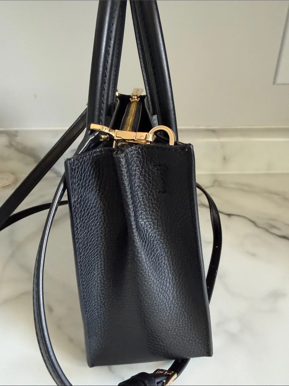 Michael Kors structured pebble