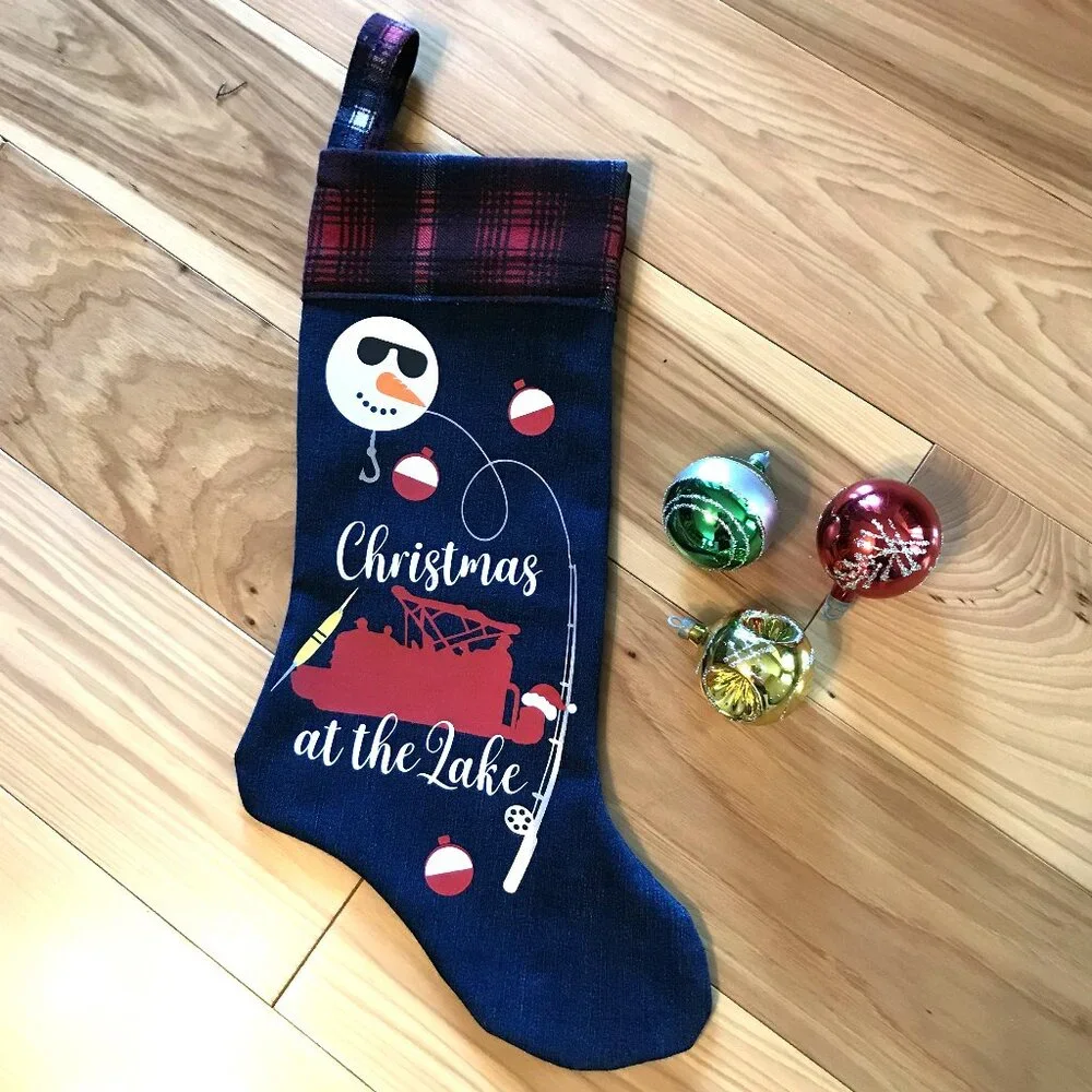 Handmade denim christmas