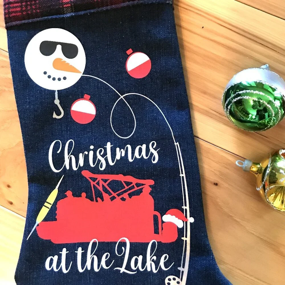 Handmade denim christmas