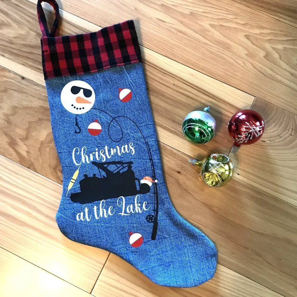 Handmade denim christmas