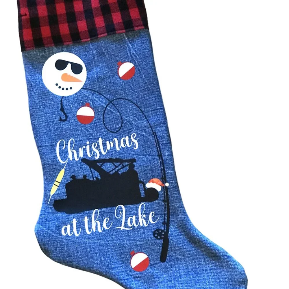 Handmade denim christmas