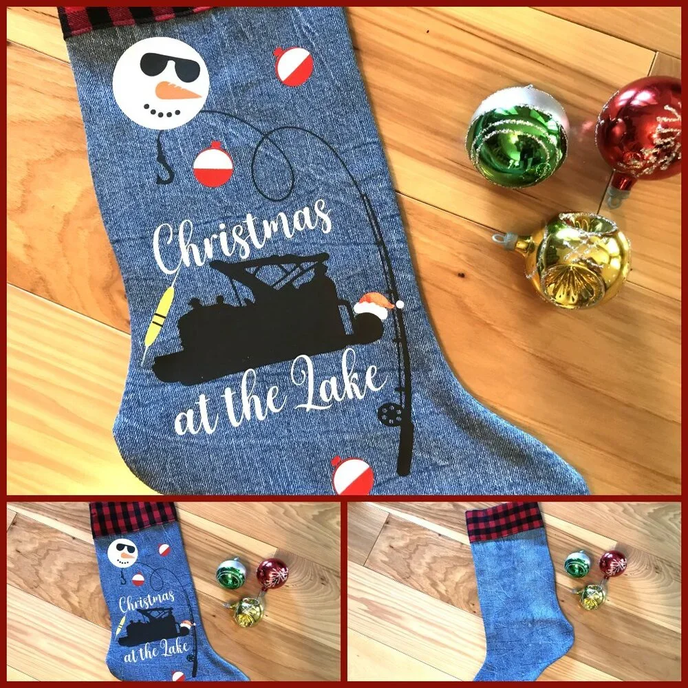 Handmade denim christmas