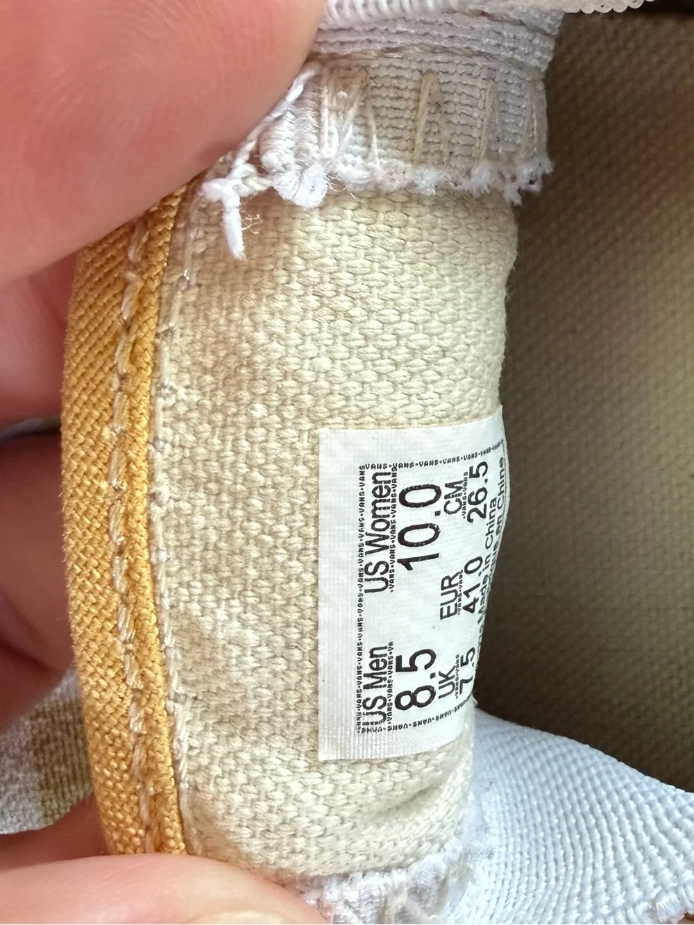 Vans classic slip