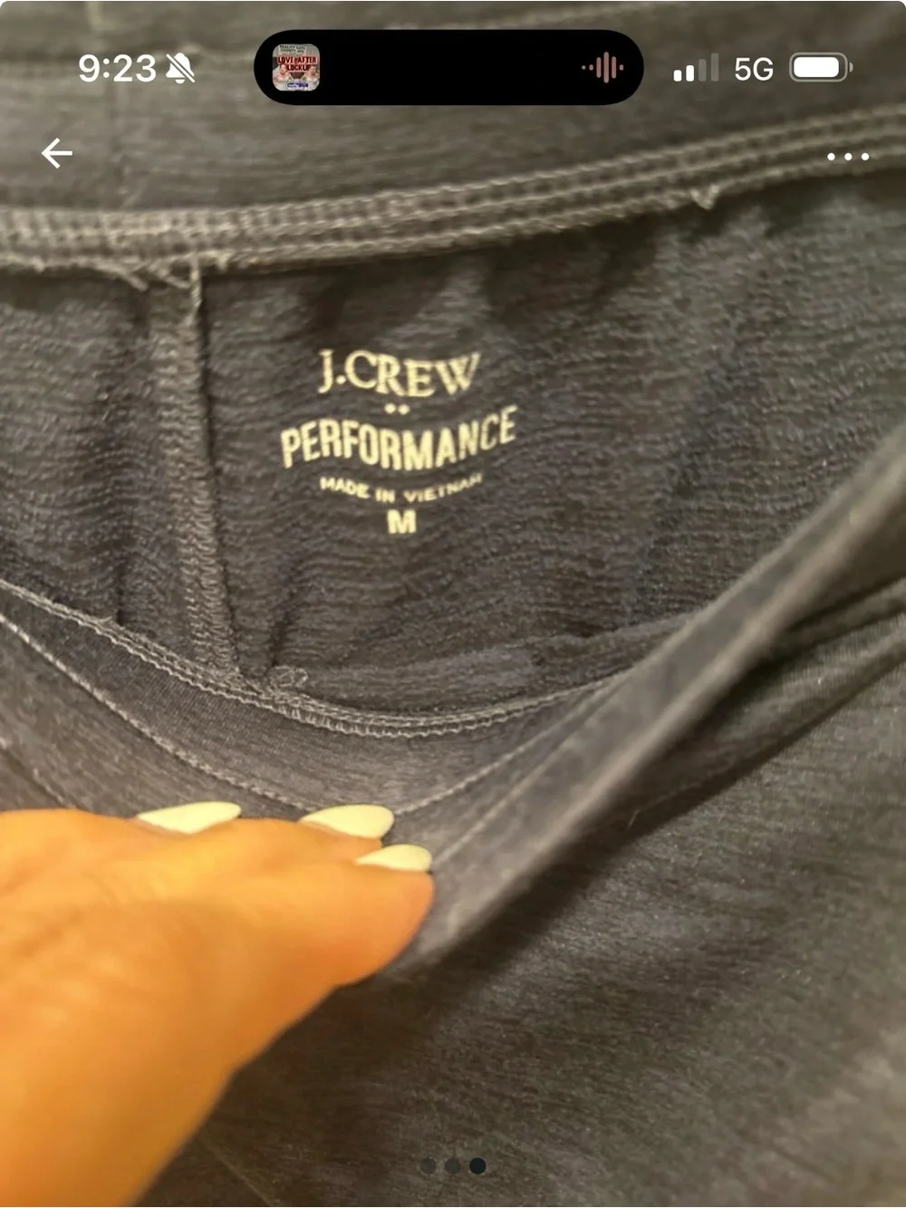 J. Crew hue drawstring