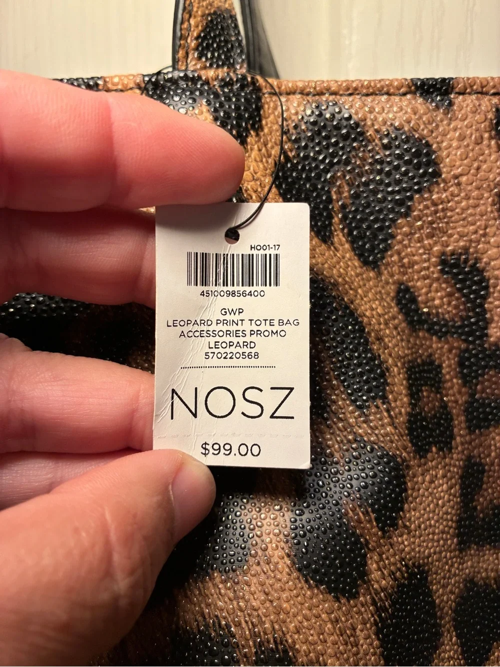 Chico’s Leopard Print Tote Bag - Brown/Black