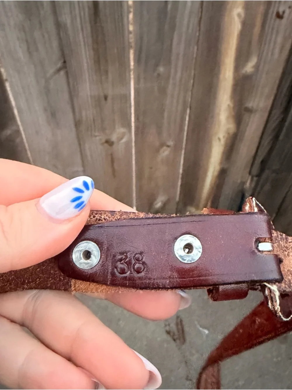 Vintage hand tooled