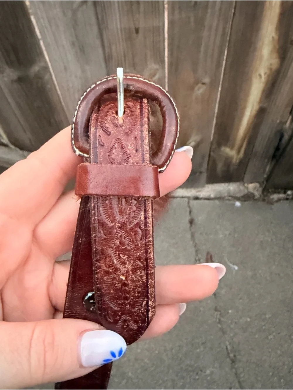 Vintage hand tooled