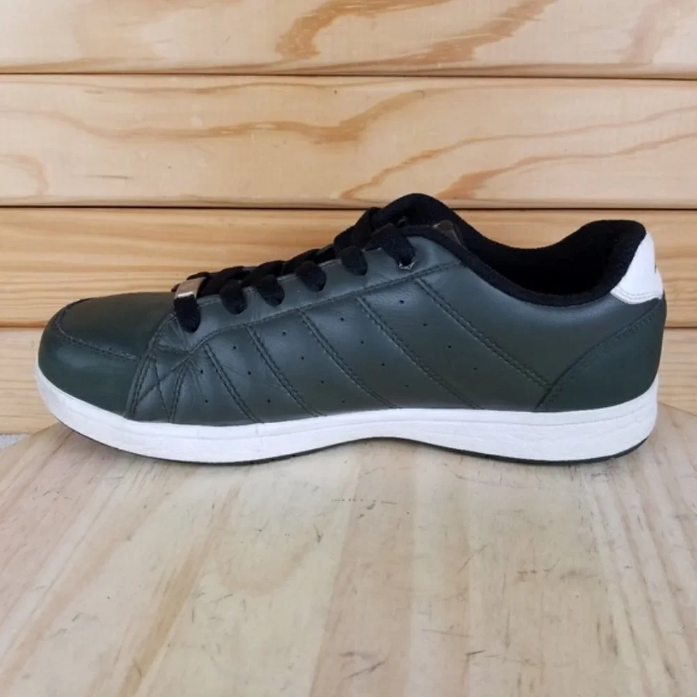 ANTA Classic School Style Green White Sneakers Lace-up Shoes 1948016-2 Size 8.5