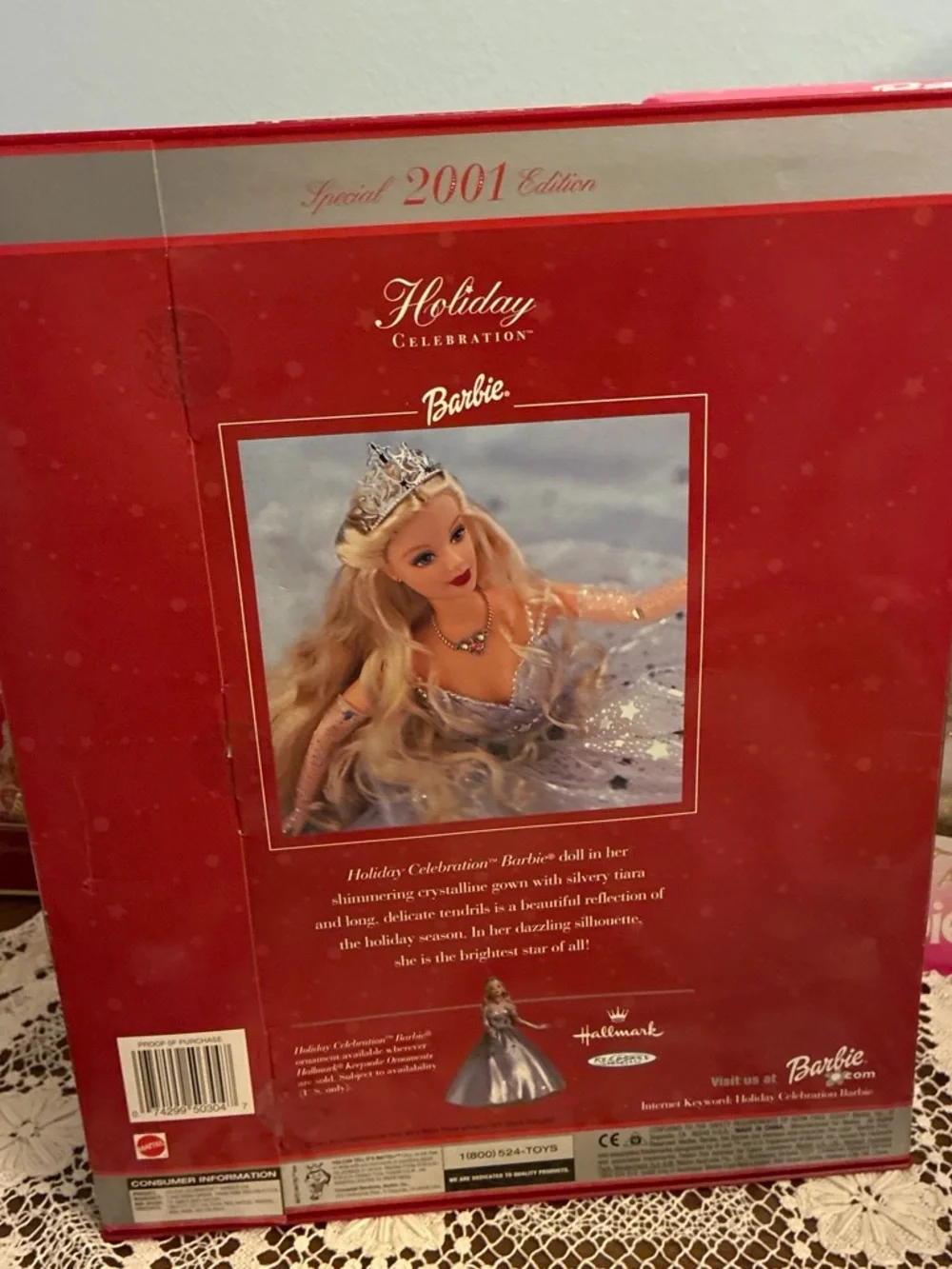 Barbie gown accent lace