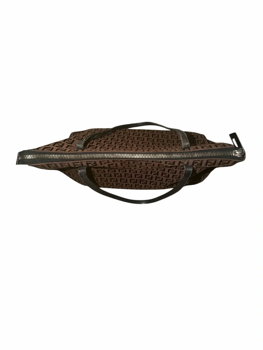 Fendi Brown Monogram FF Jacquard Tote
