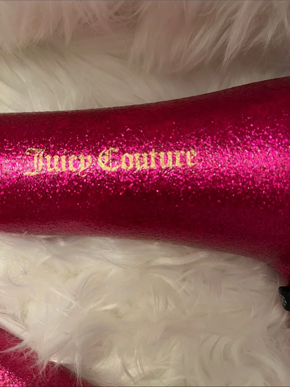 Juicy Couture Sparkling Fuchsia Hair Dryer and Flat Iron Set