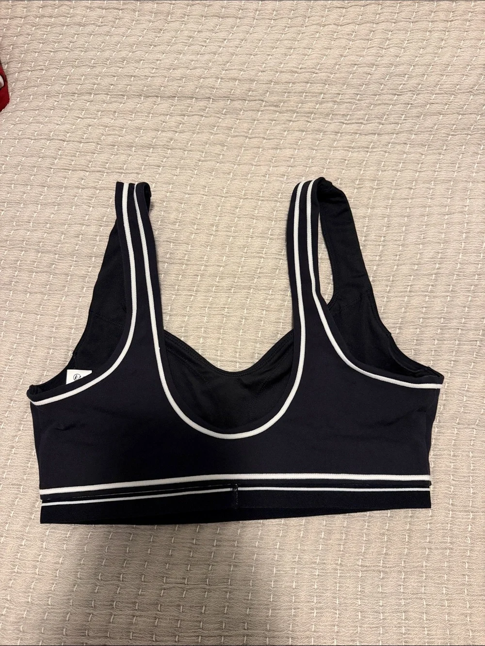 Airbrush Heart Throb Bra - Black/White