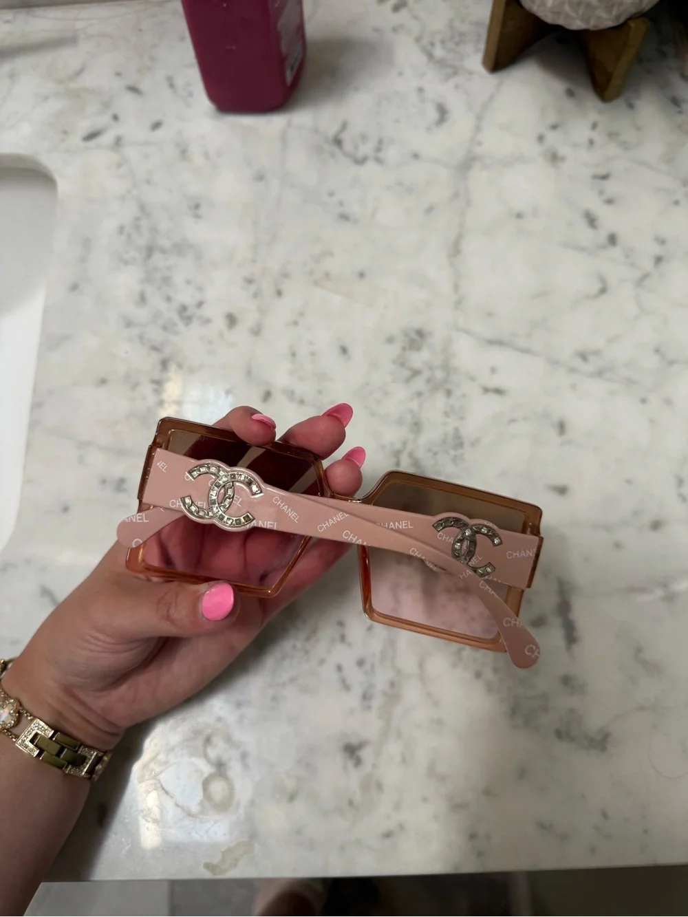 CHANEL stylish square