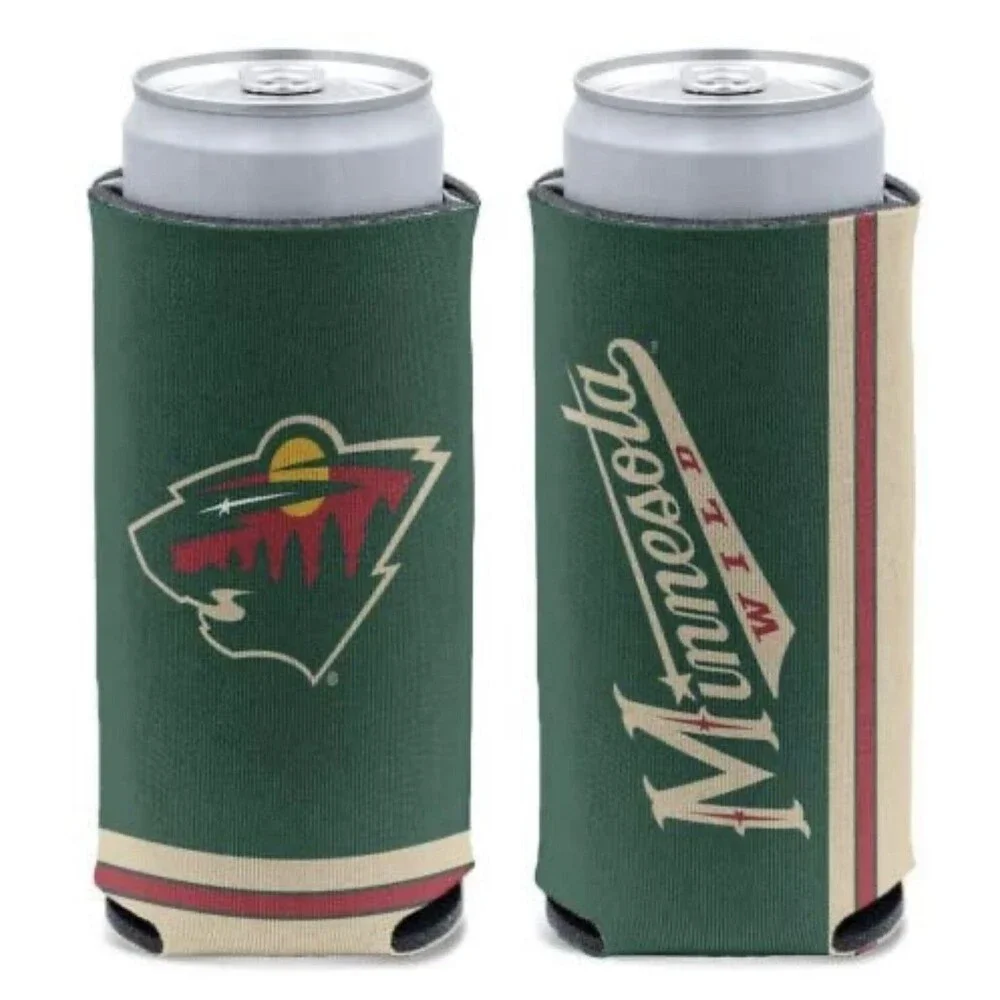 NHL Minnesota Wild Slim Can Cooler, Team Colors, One Size
