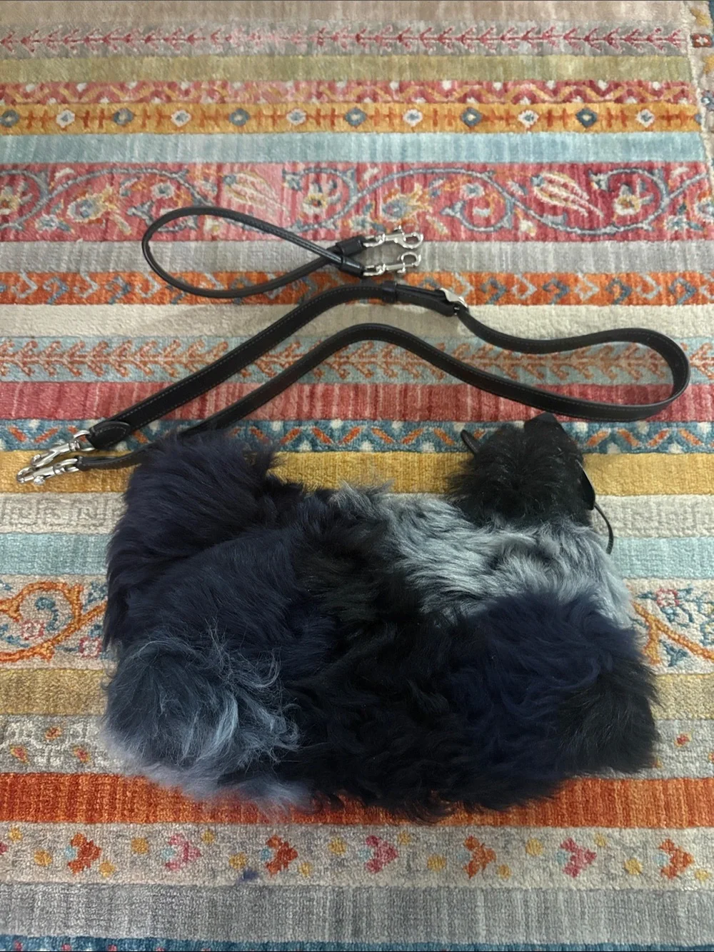Coach black grey
