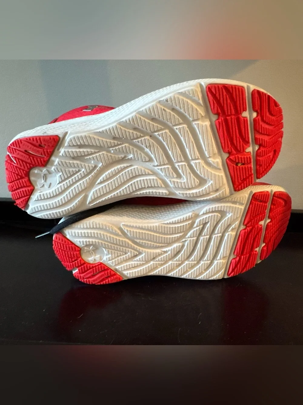 Youth 6.5 Under Armour Charged Pursuit Sneaker, Red