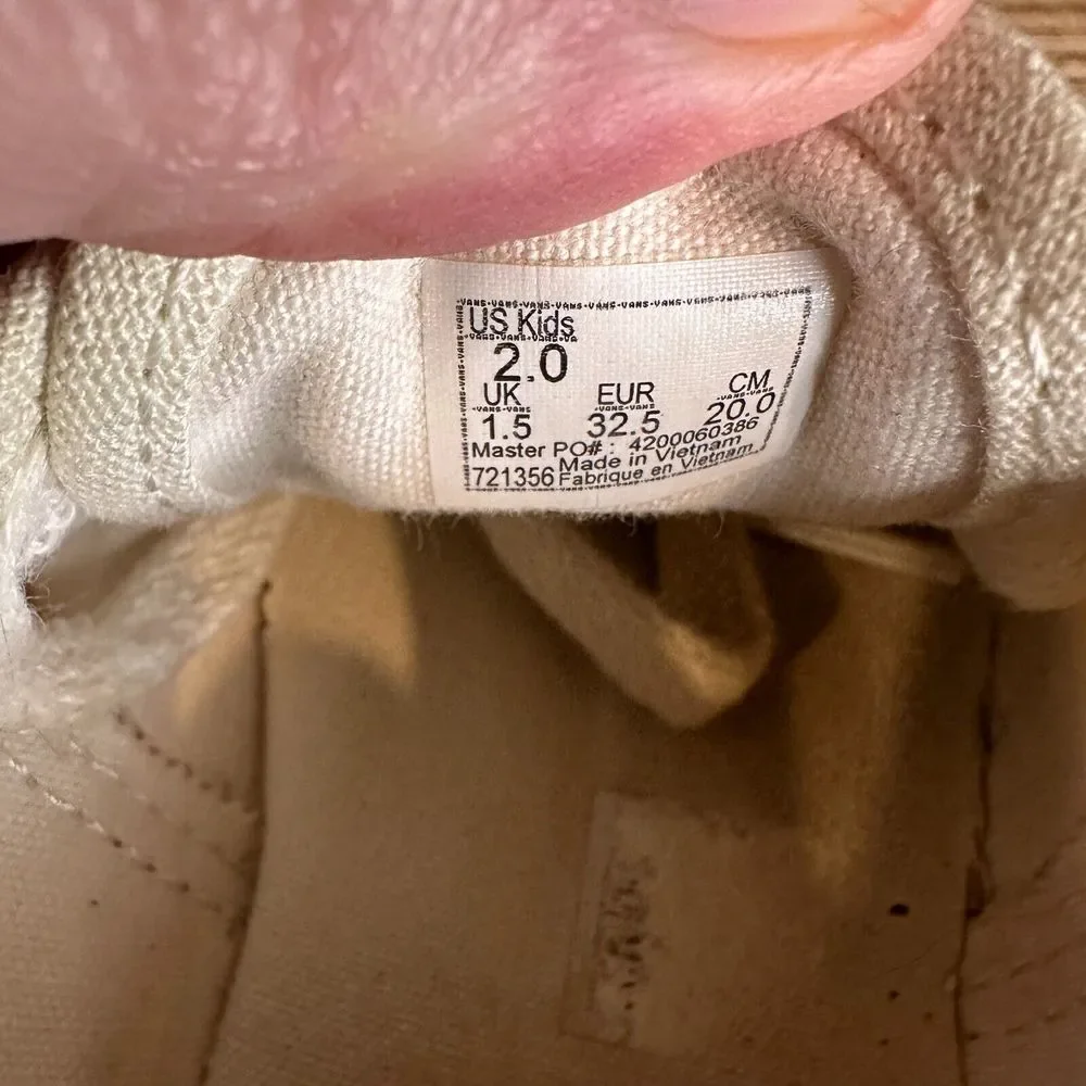 Vans size big