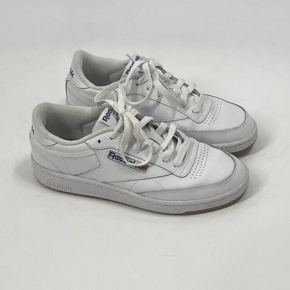 Reebok Club C 85 Leather White Sneakers Sz Mens 6