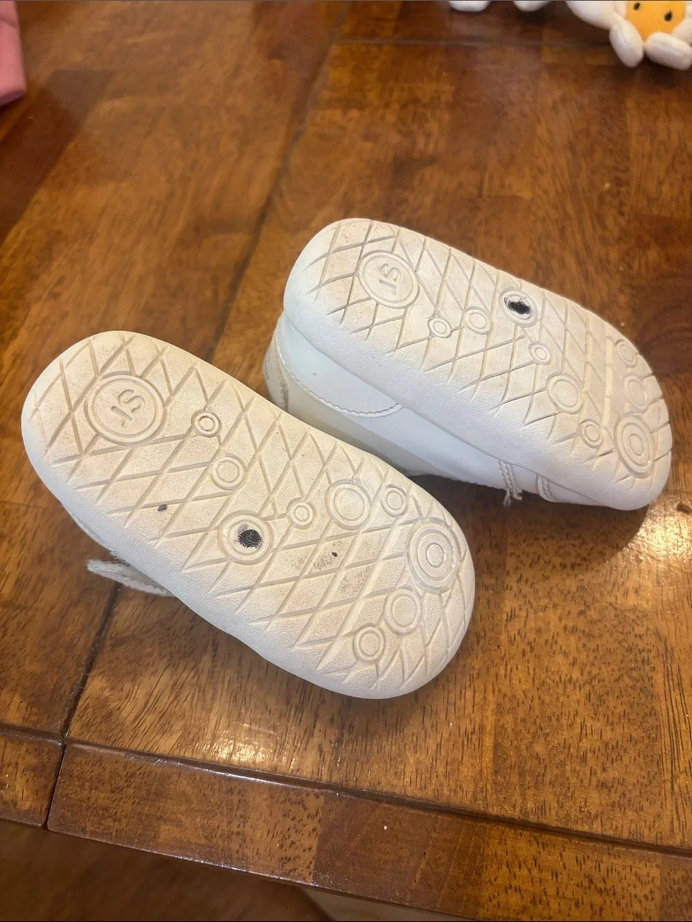 StrideRite x Munchkin white sneakers