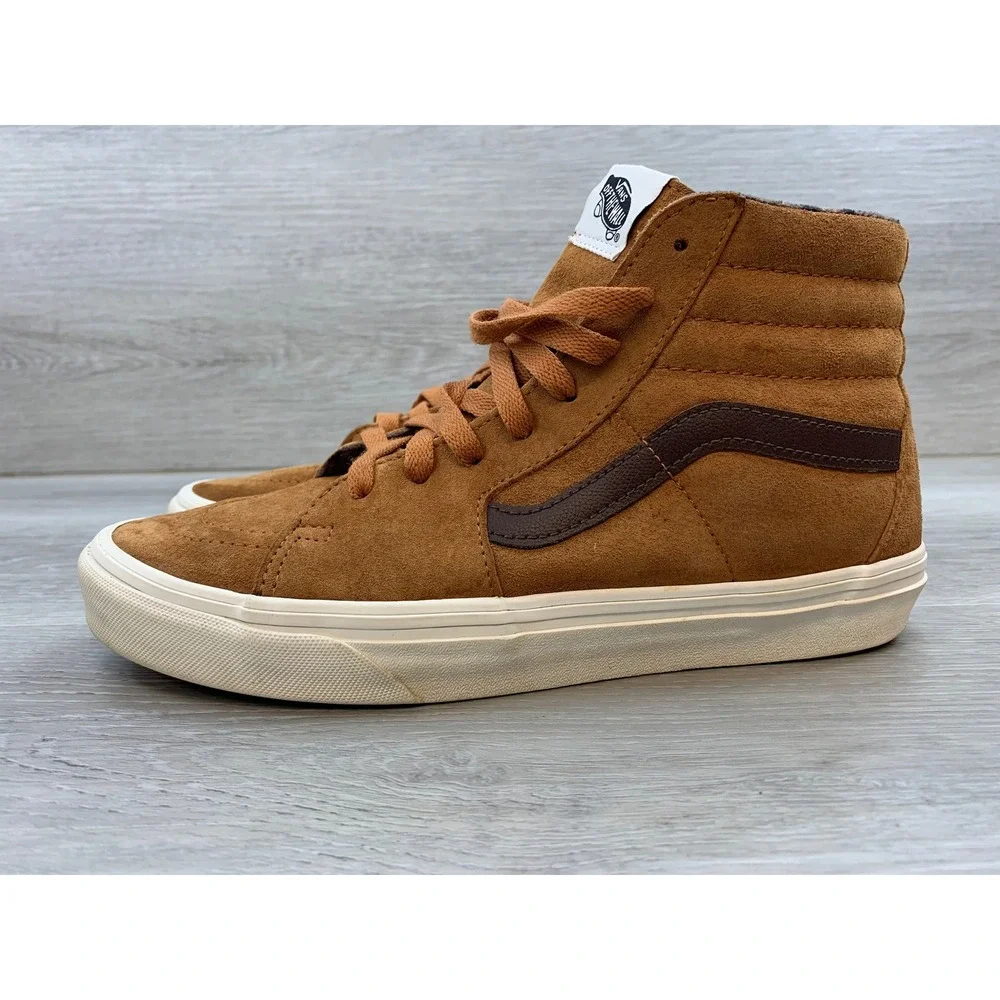 Vans Sk8-Hi MTE Men's Sneakers Brown Suede Water Repellent High Top 8 Shoes