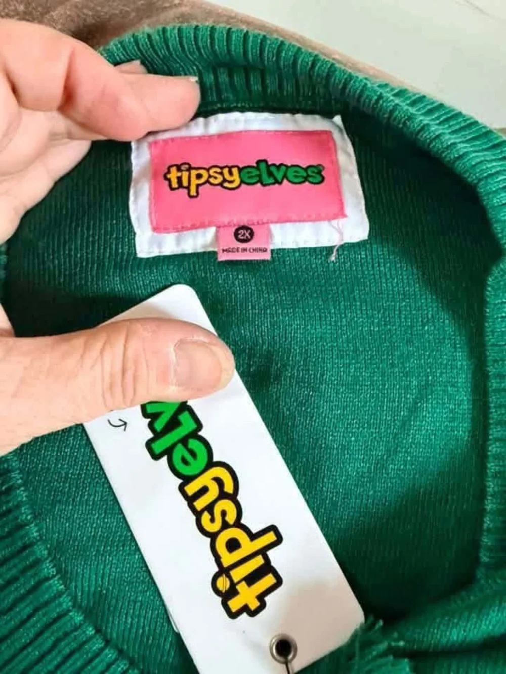Tipsy Elves festive green