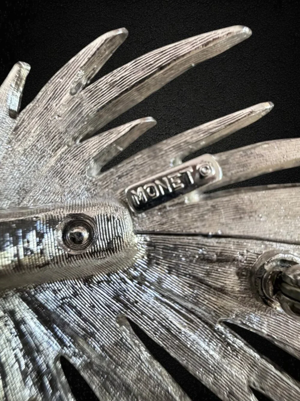 Monet vintage silver