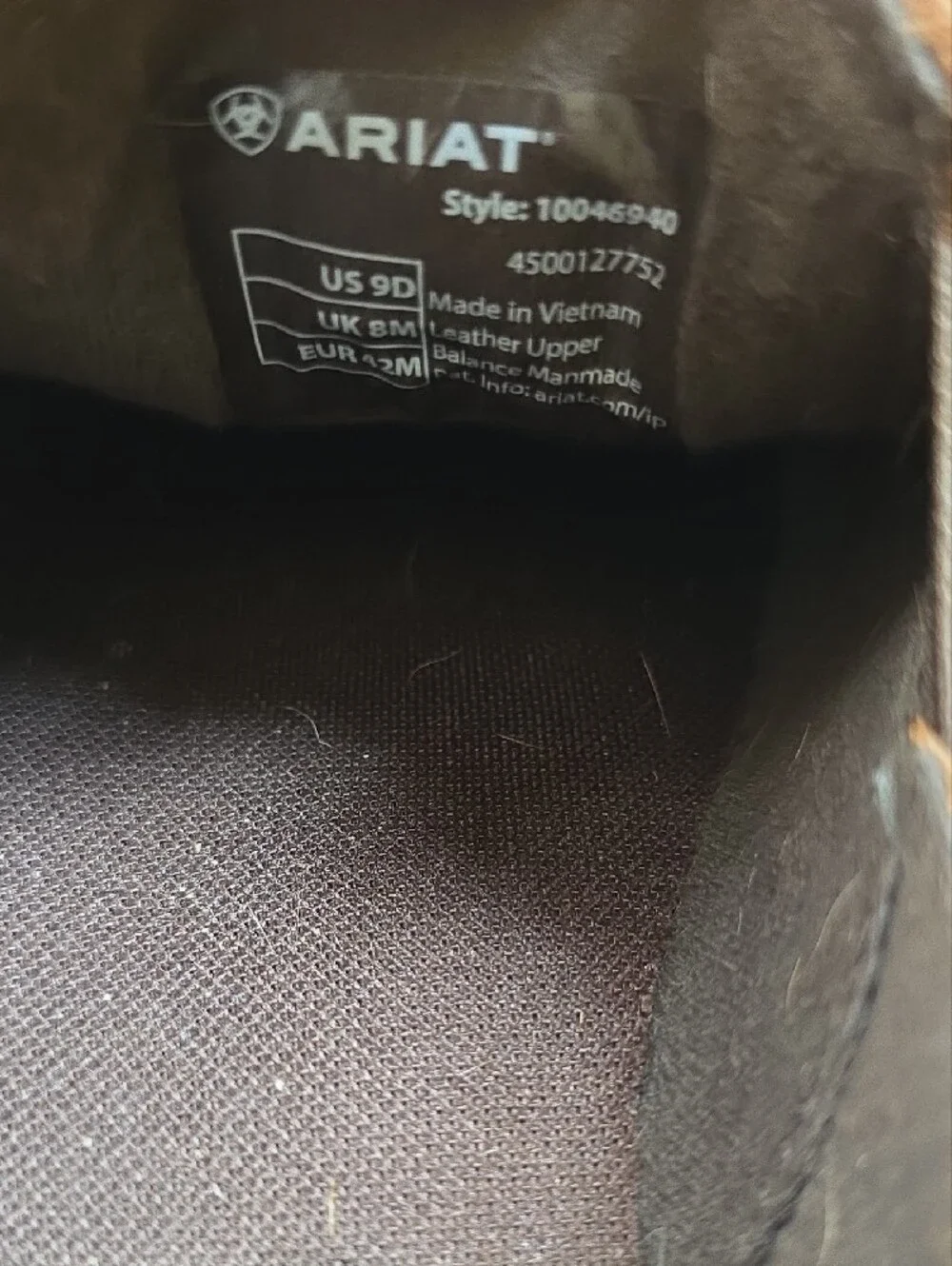 Ariat easy slip