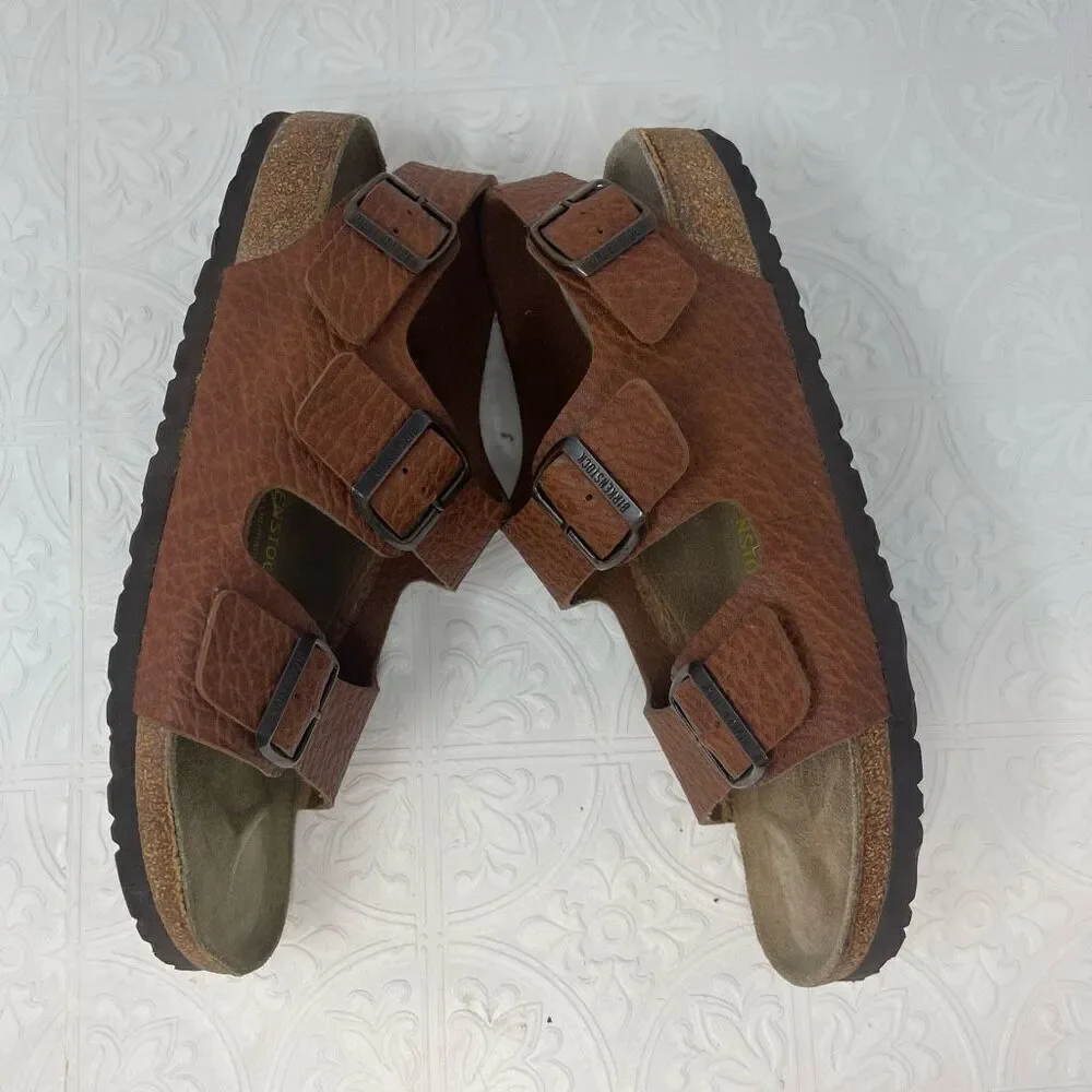 Birkenstock Brown Milano Slingback Sandals Size 43