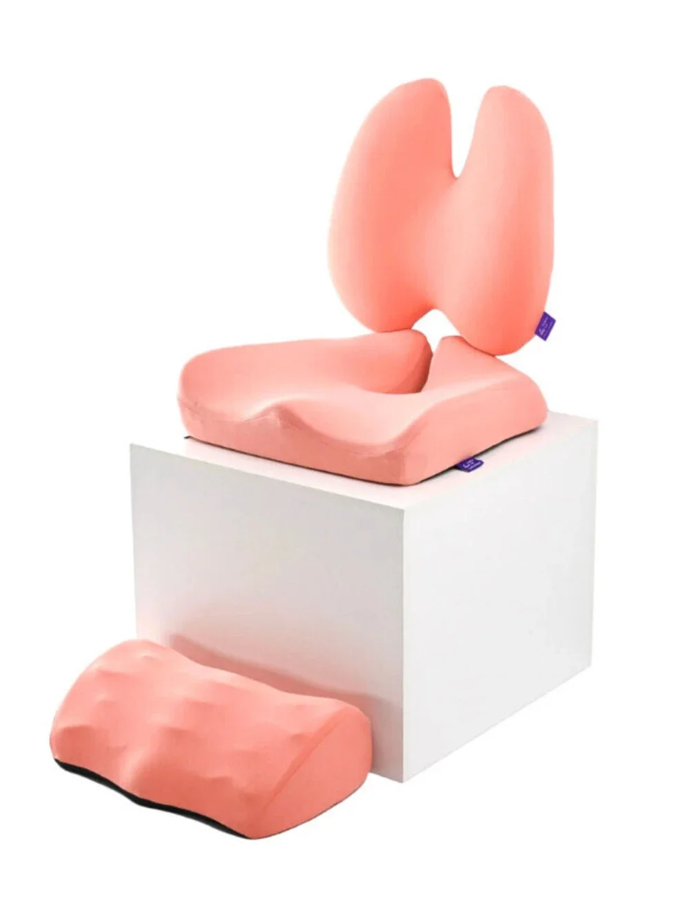 CUSHION LAB Ultimate Sitting Comfort Bundle - Open Box - Coral - Size Large Seat