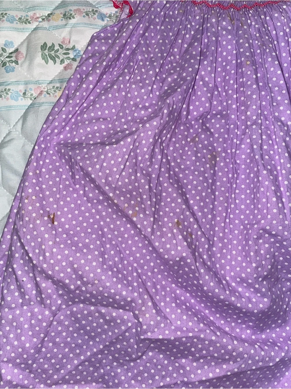 N/A lavender polka