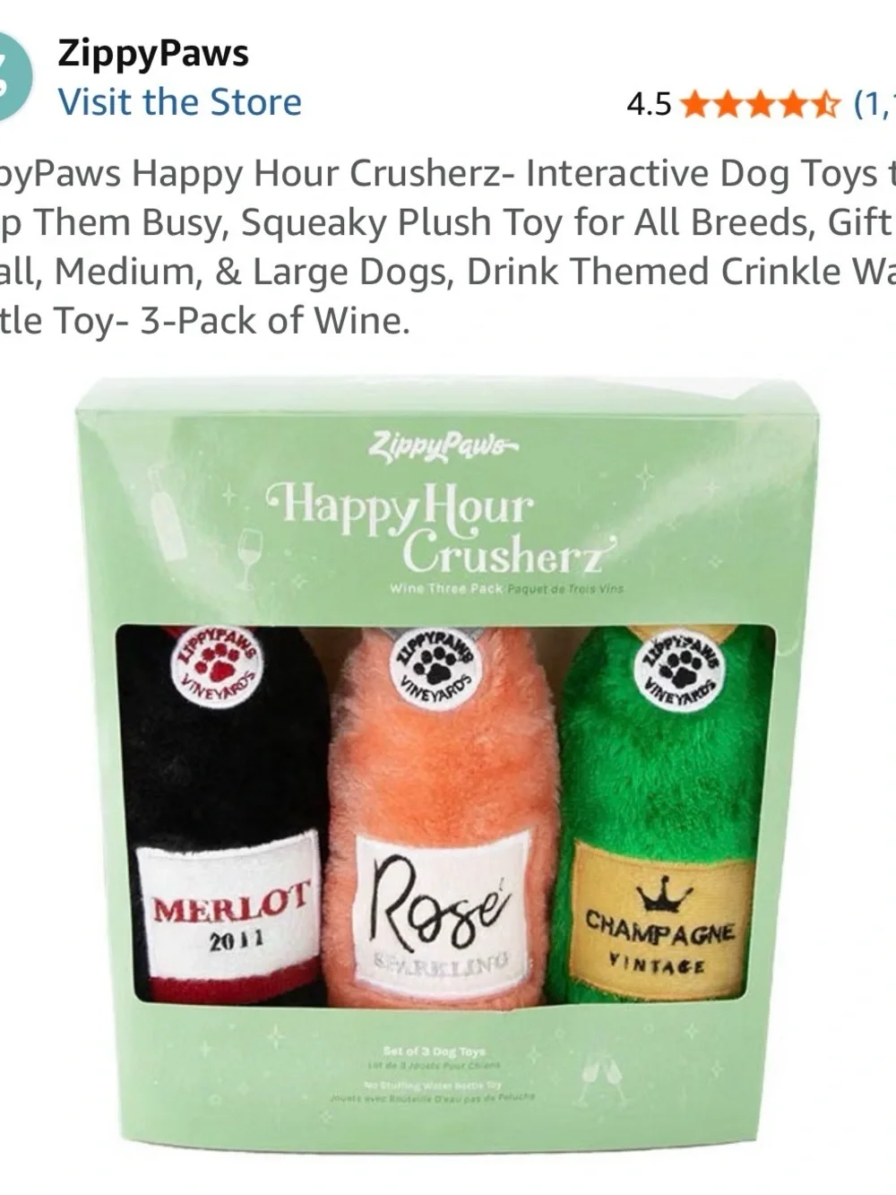 Zippy Paws set three