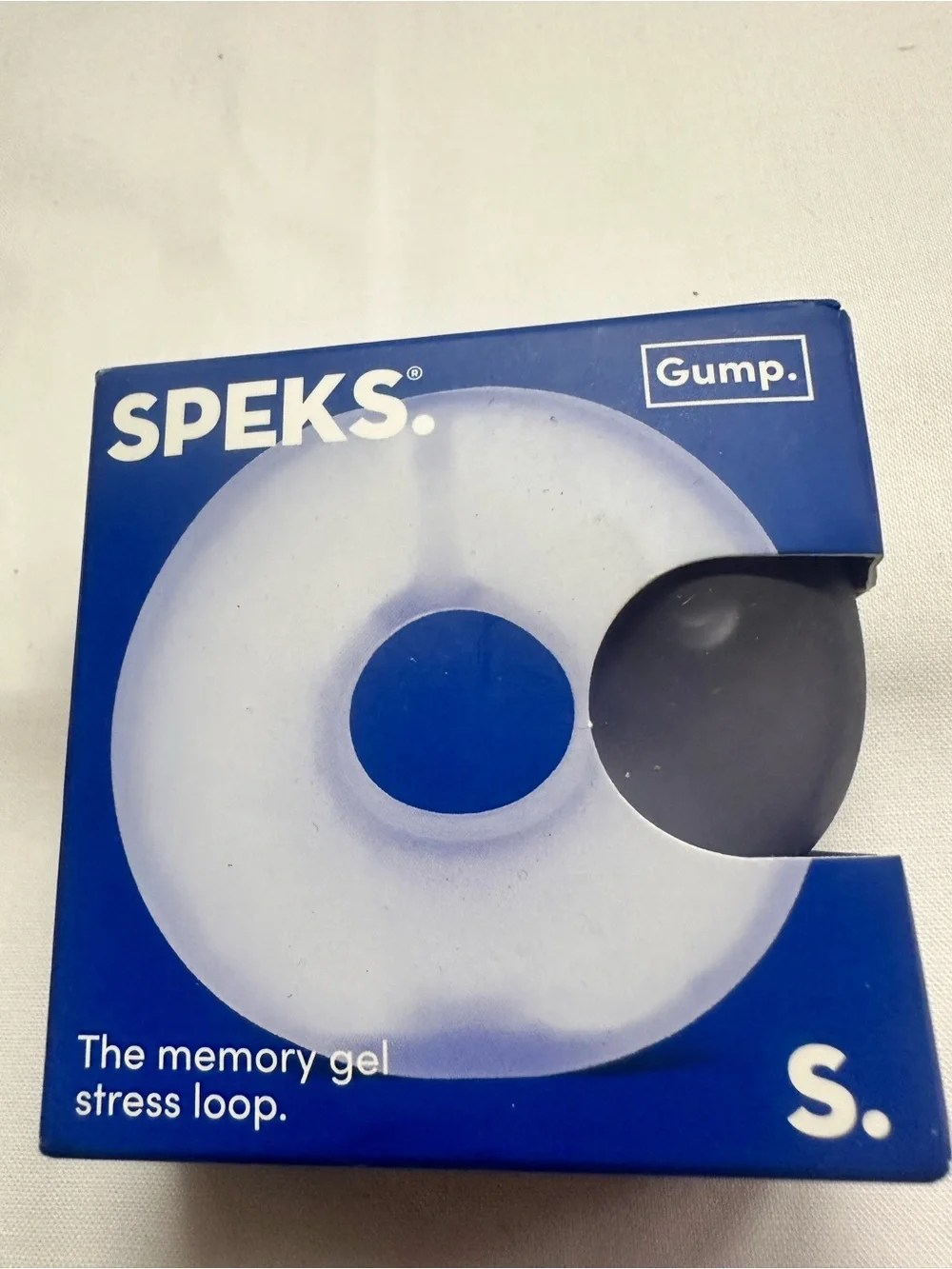 SPEKS Memory Gel Stress Loop - Blue & White