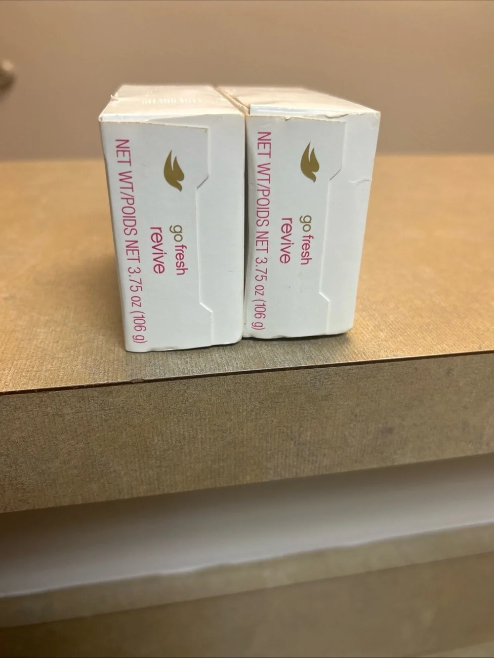 2 Dove Go Fresh Revive Beauty Bars w/ Moisturizing Cream 3.75 Oz Ea Discontinued