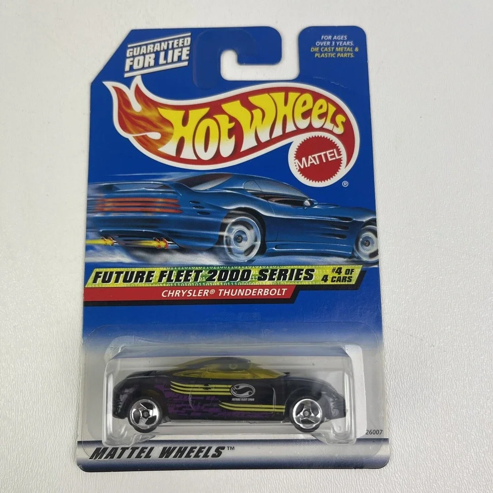 Hot Wheels 2000 Chrysler Thunderbolt Black Future Fleet 4 of 4