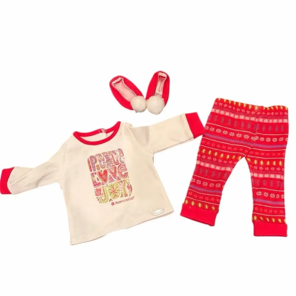 American Girl Peace Love Joy Pajamas 18
