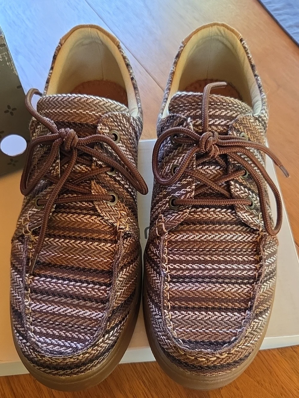 Nash Brown Stripe Men’s Loafers