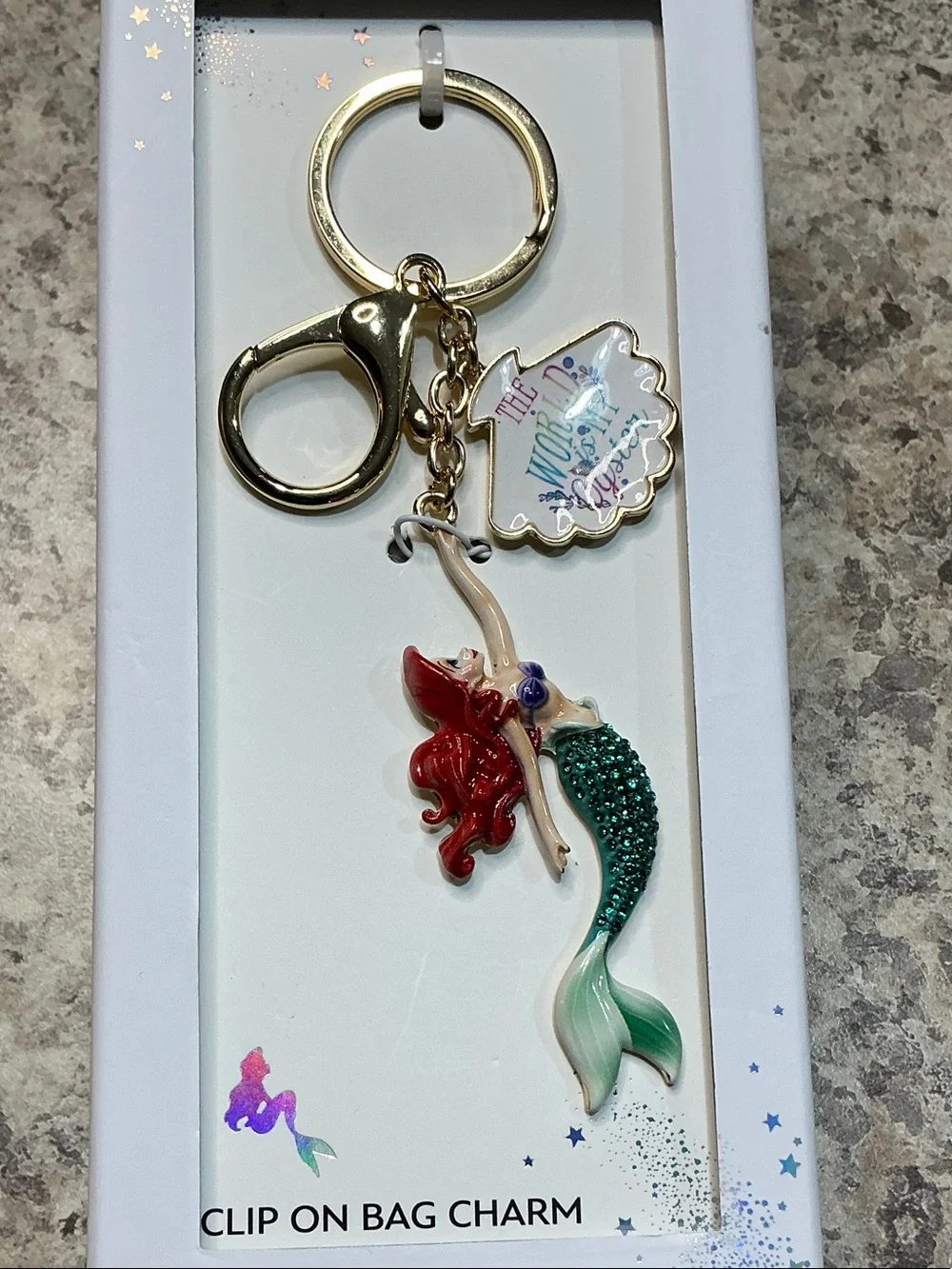 Disney clip keychain