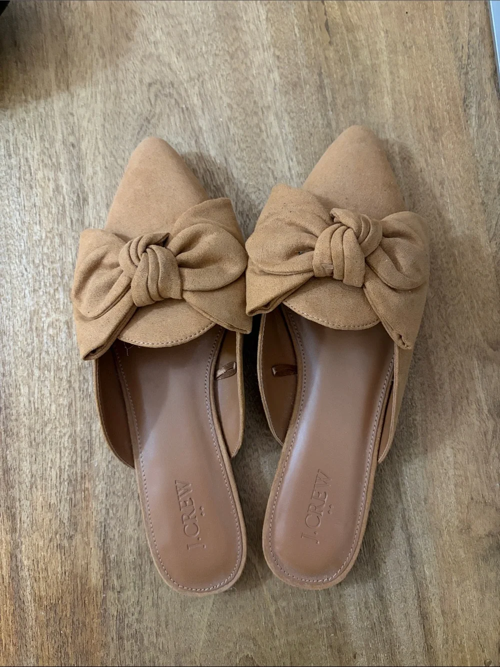 J. Crew pointed smooth neutral