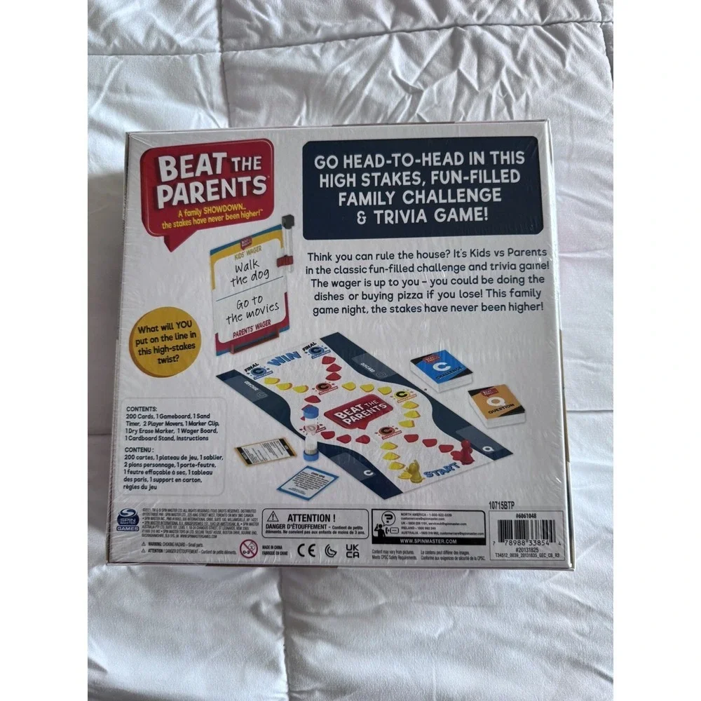 Spin Master Games Beat The Parents Classic Family Trivia Game Kids vs Parents