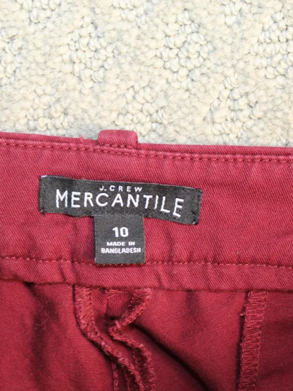 J. Crew crew cranberry