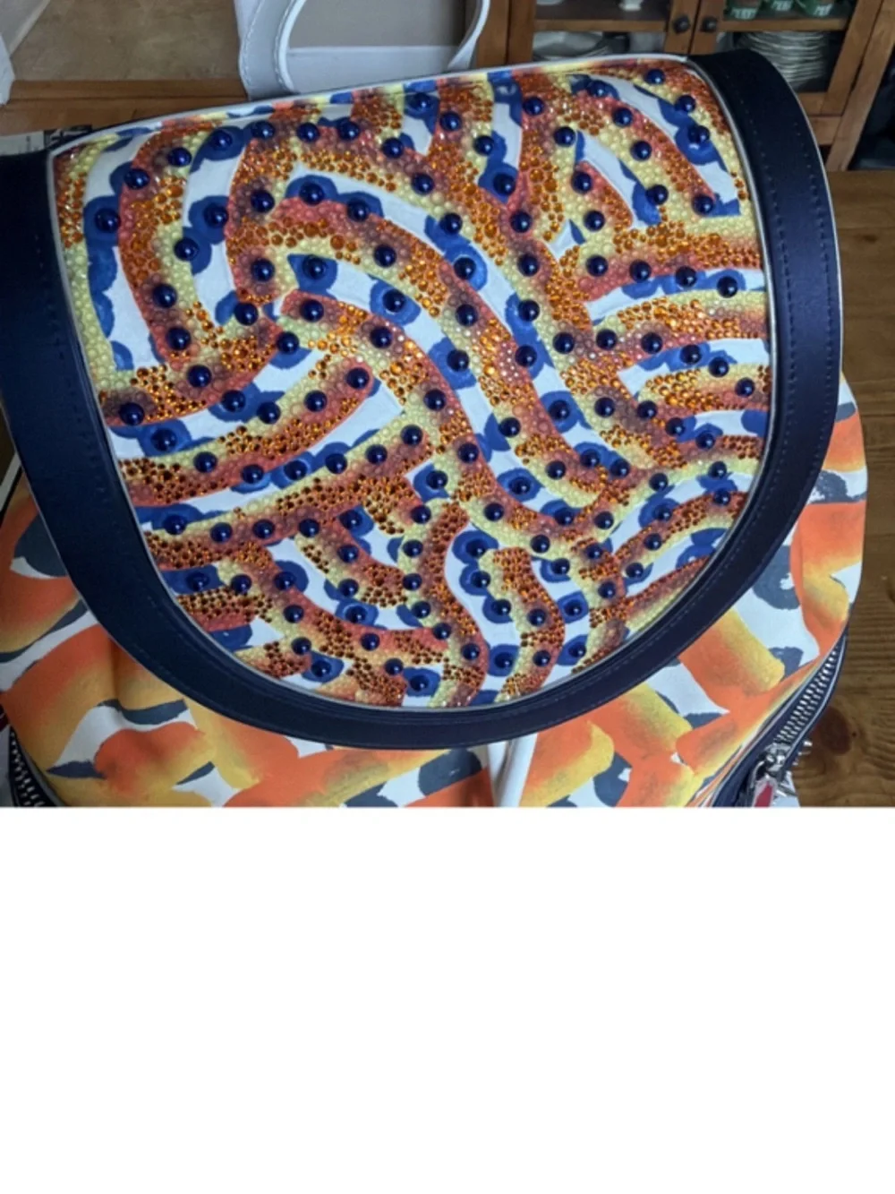 Unisex Christian Louboutin x Otis Hope Carey   Limited edition funky backpack