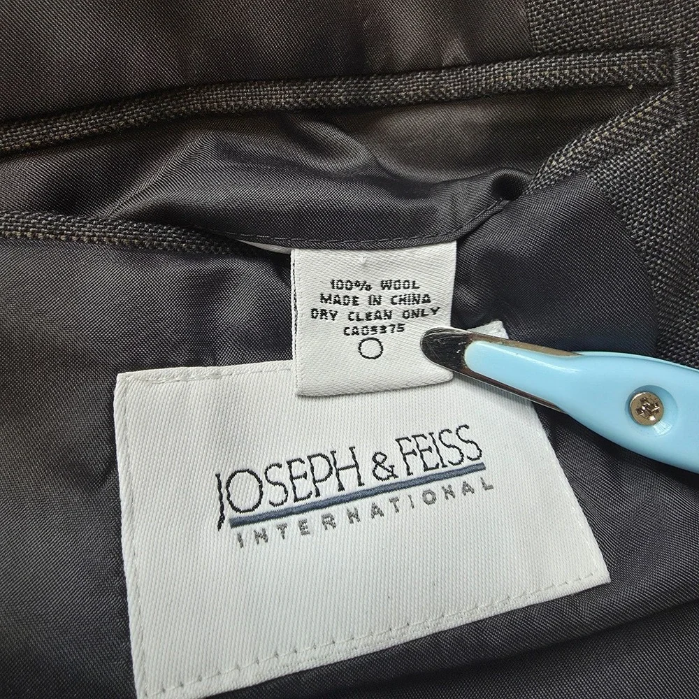 Joseph & Feiss inches shipping approximate