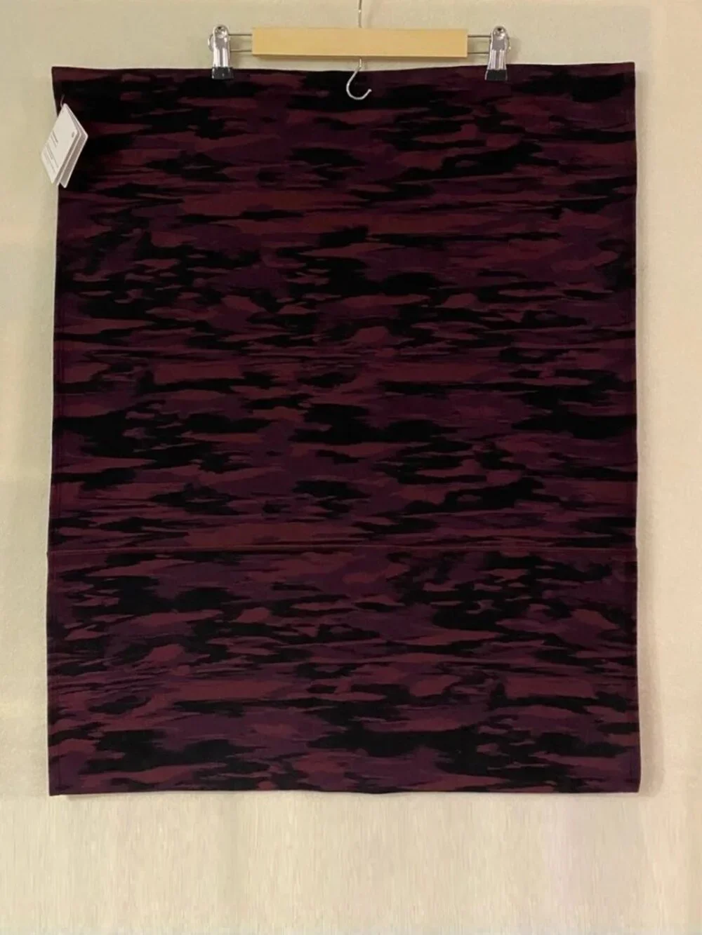 NWT Lululemon Vinyasa Painted Animal Bordeaux Drama Black camo infinity scarf